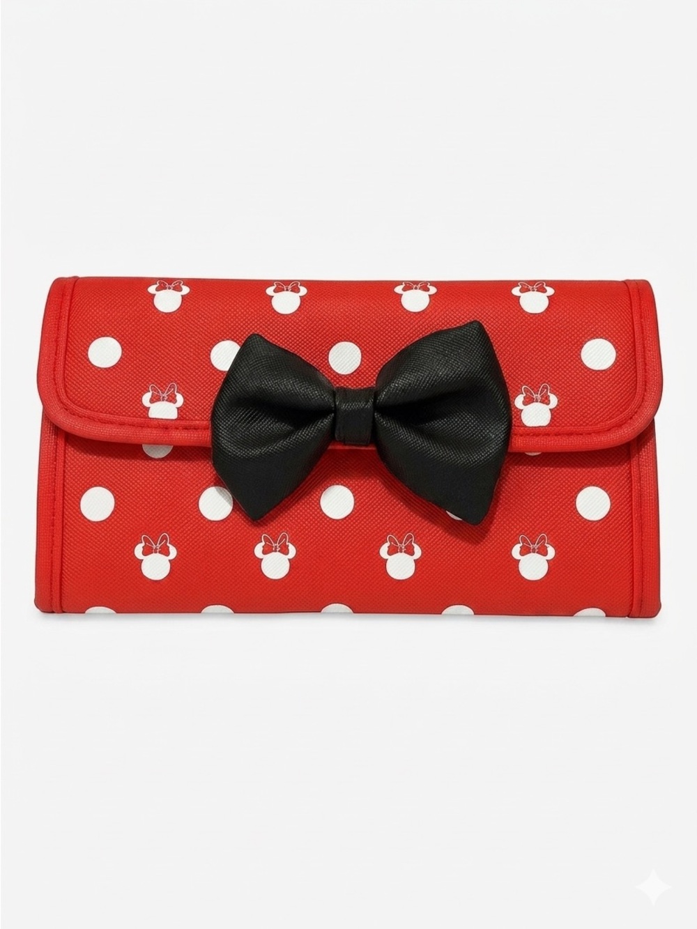 ✌🏻 Disney Minnie Mouse Brush Holder Case Japan Red Polka Dot EUC